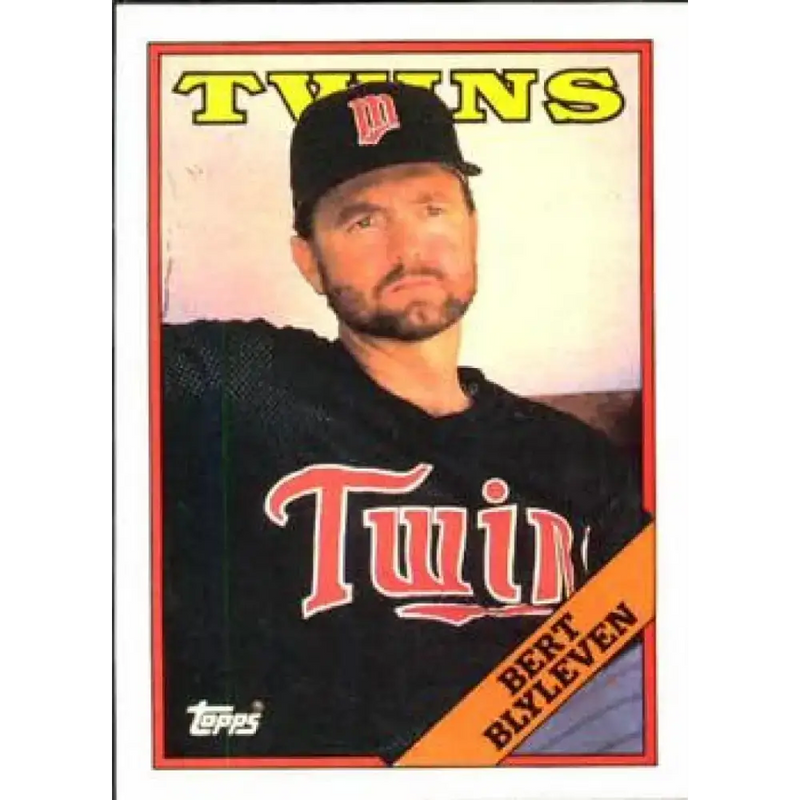 1988 Topps #295 Bert Blyleven NM-MT Minnesota Twins Baseball Card - Baseball Card Single
