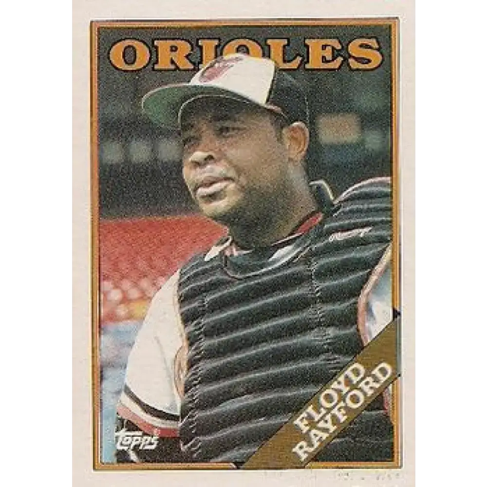 1988 Topps #296 Floyd Rayford NM-MT Baltimore Orioles Baseball Card - Baseball Card Single