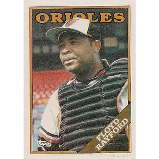 1988 Topps #296 Floyd Rayford NM-MT Baltimore Orioles Baseball Card - Baseball Card Single