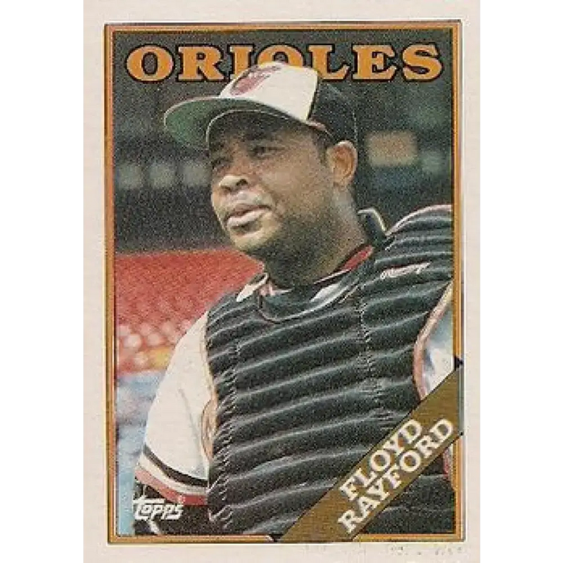 1988 Topps #296 Floyd Rayford NM-MT Baltimore Orioles Baseball Card - Baseball Card Single