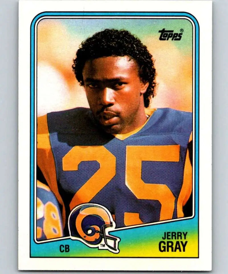 1988 Topps #297 Jerry Gray EX Excellent Los Angeles Rams Football Card - Football Card Single