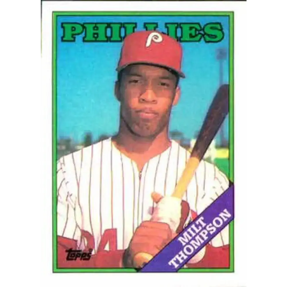 1988 Topps #298 Milt Thompson NM-MT Philadelphia Phillies Baseball Card