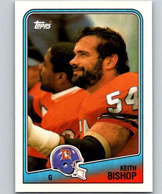 1988 Topps #30 Keith Bishop EX Excellent Denver Broncos Football Card