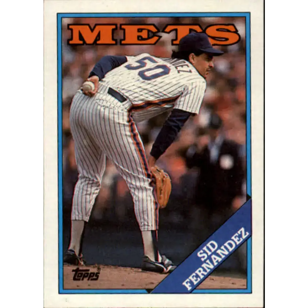 1988 Topps #30 Sid Fernandez NM-MT New York Mets Baseball Card - Baseball Card Single
