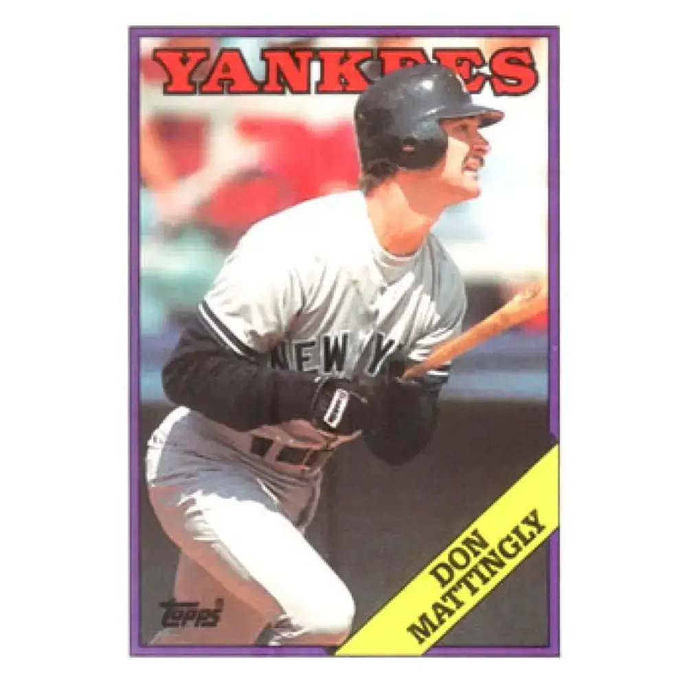 1988 Topps #300 Don Mattingly NM-MT New York Yankees Baseball Card - Baseball Card Single