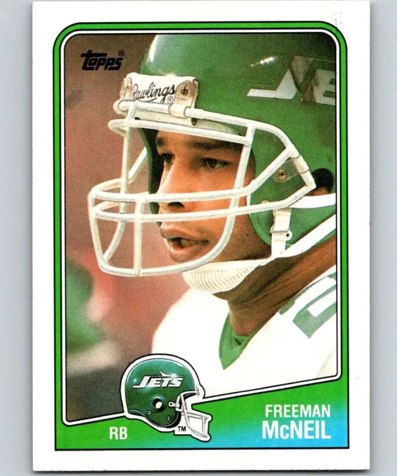 1988 Topps #303 Freeman McNeil EX Excellent New York Jets Football Card - Football Card Single