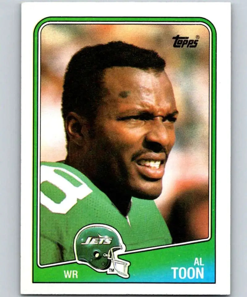 1988 Topps #305 Al Toon EX Excellent New York Jets Football Card - Football Card Single