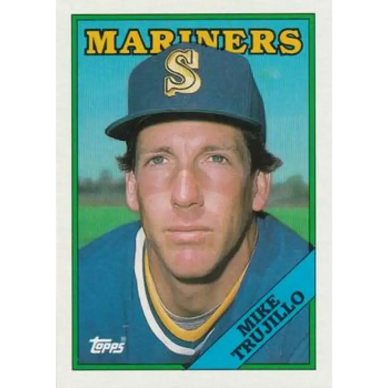 1988 Topps #307 Mike Trujillo NM-MT Seattle Mariners Baseball Card - Baseball Card Single