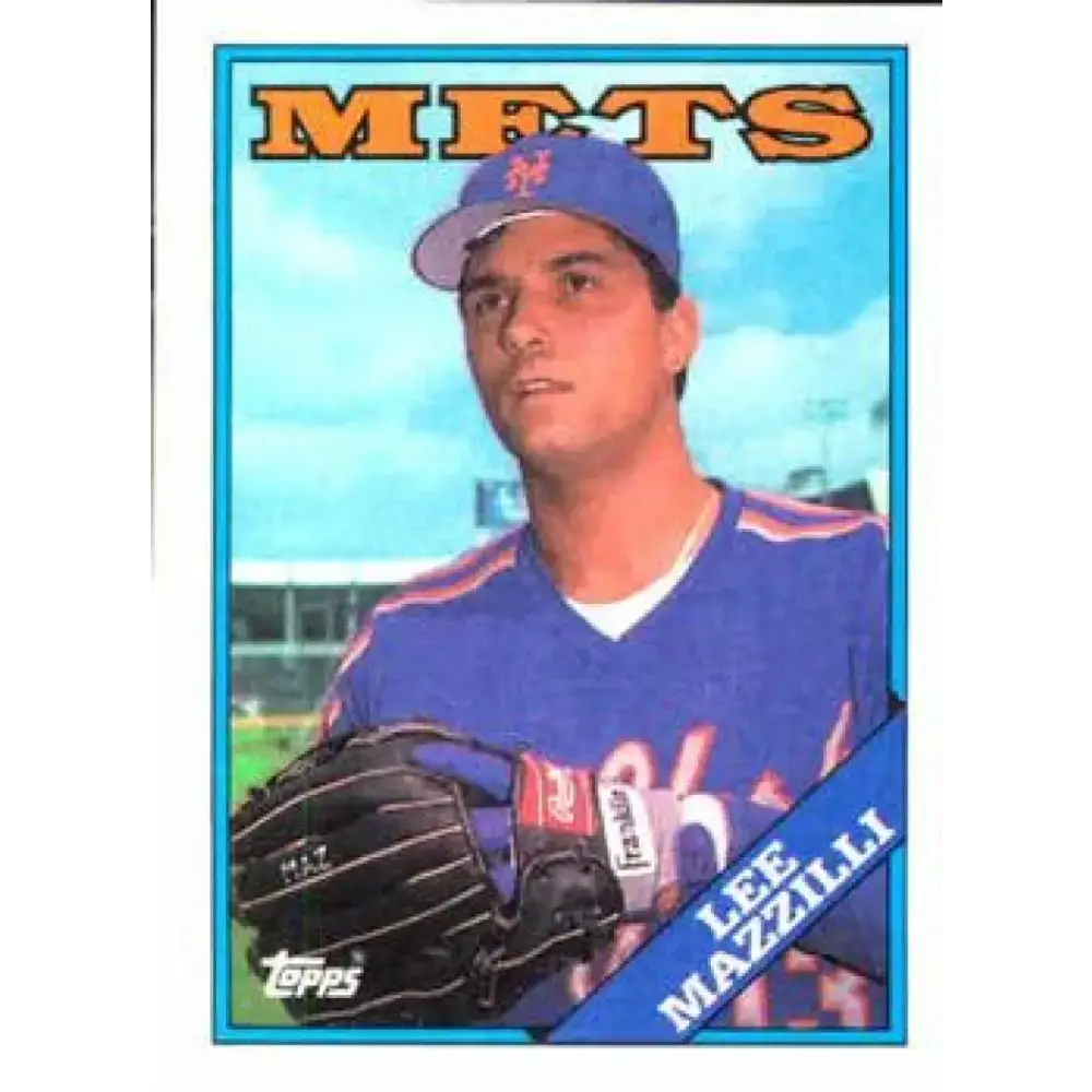 1988 Topps #308 Lee Mazzilli NM-MT New York Mets Baseball Card - Baseball Card Single