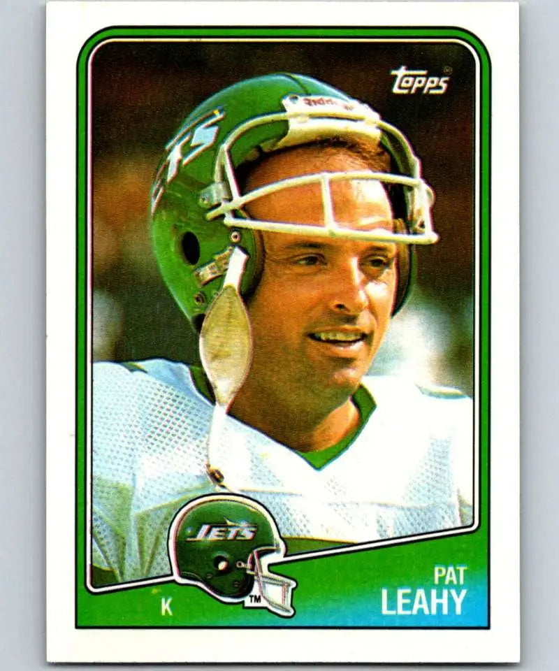 1988 Topps #308 Pat Leahy EX Excellent New York Jets Football Card - Football Card Single