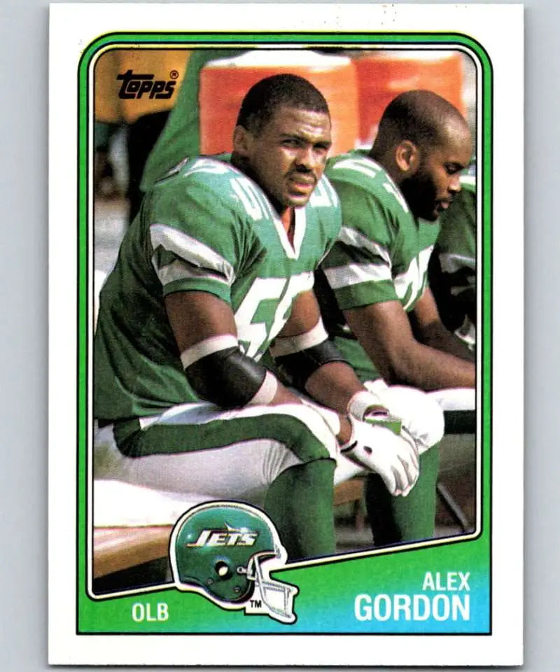 1988 Topps #310 Alex Gordon EX Excellent RC Rookie New York Jets Football Card