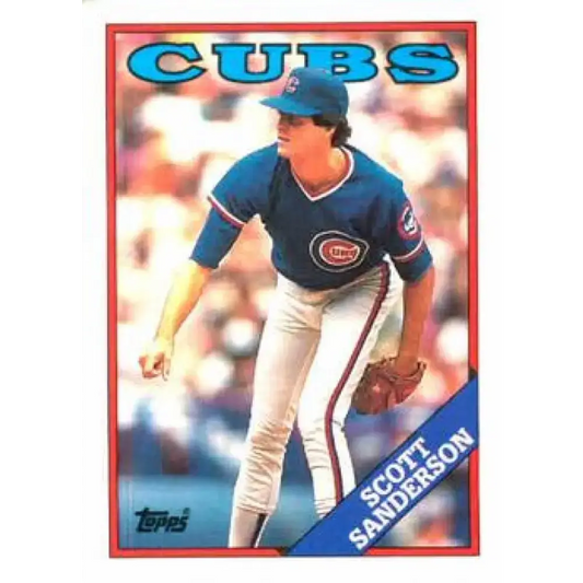 1988 Topps #311 Scott Sanderson NM-MT Chicago Cubs Baseball Card
