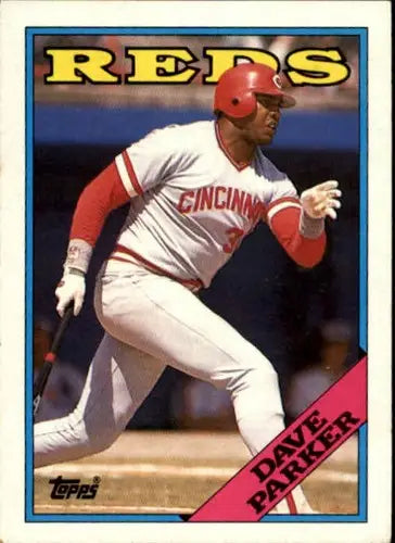 1988 Topps Dave Parker baseball card with original gloss NM-MT Reds ID 21779