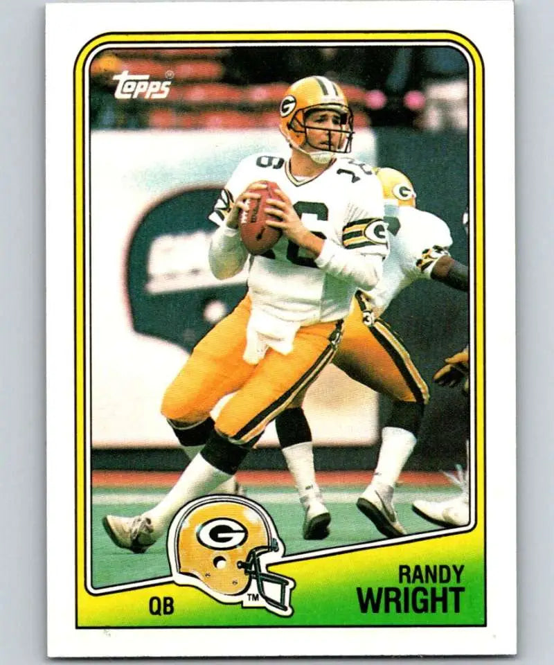 1988 Topps #315 Randy Wright EX Excellent Green Bay Packers Football Card