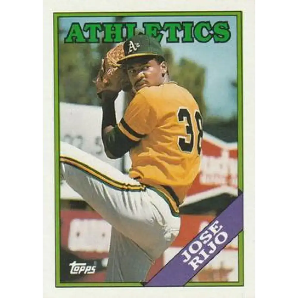 1988 Topps #316 Jose Rijo NM-MT Oakland Athletics Baseball Card