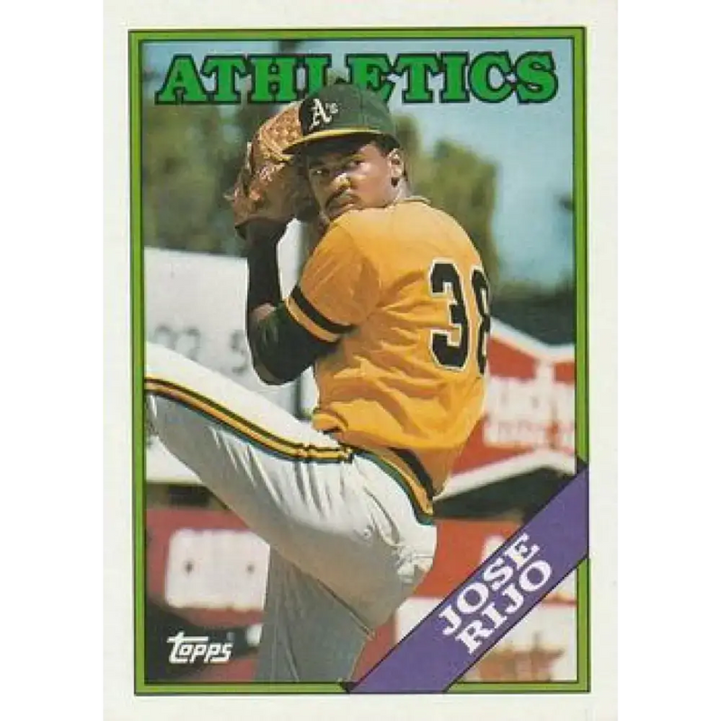1988 Topps #316 Jose Rijo NM-MT Oakland Athletics Baseball Card