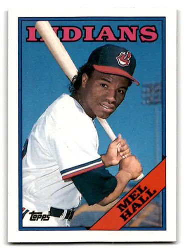 1988 Topps #318 Mel Hall NM Near Mint Indians ID:72058 - Baseball Card Single