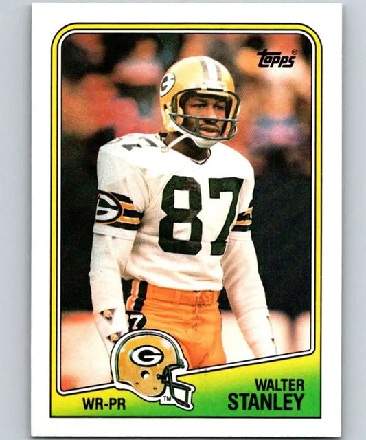 1988 Topps #318 Walter Stanley EX Excellent Green Bay Packers Football Card - Football Card Single
