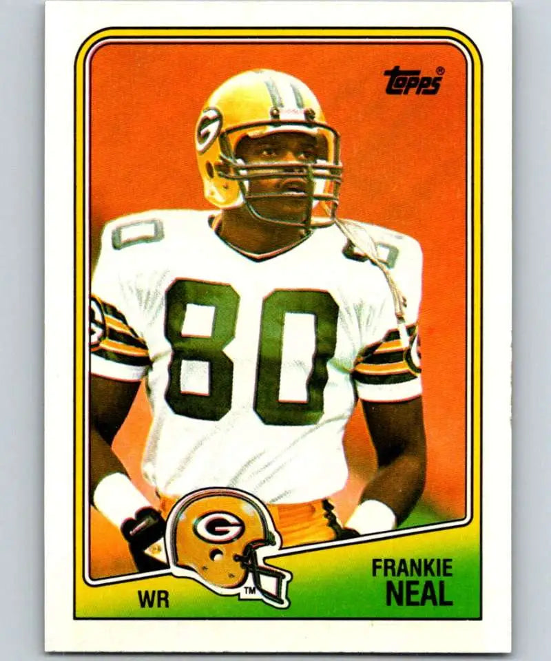 1988 Topps #319 Frankie Neal EX Excellent Green Bay Packers Football Card - Football Card Single