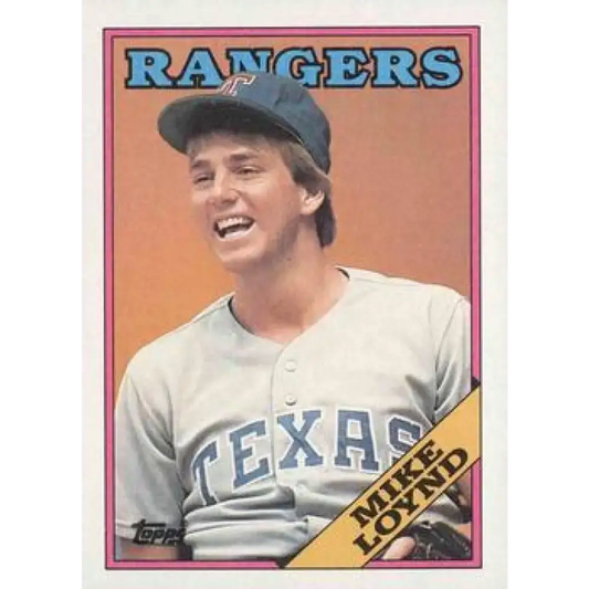 1988 Topps #319 Mike Loynd NM-MT Texas Rangers Baseball Card - Baseball Card Single