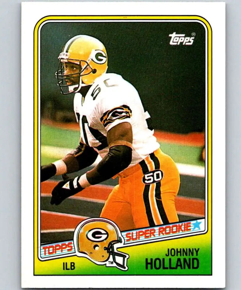1988 Topps #322 Johnny Holland EX Excellent RC Rookie Green Bay Packers Football Card - Football Card Single