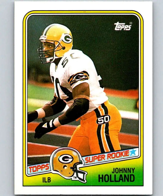 1988 Topps #322 Johnny Holland EX Excellent RC Rookie Green Bay Packers Football Card