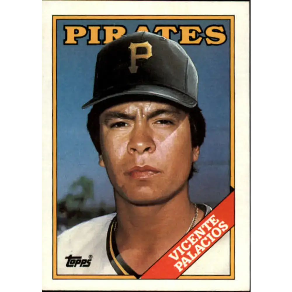 1988 Topps #322 Vicente Palacios NM-MT RC Rookie Pittsburgh Pirates Baseball Card - Baseball Card Single
