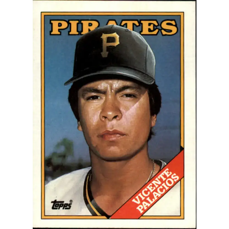 1988 Topps #322 Vicente Palacios NM-MT RC Rookie Pittsburgh Pirates Baseball Card - Baseball Card Single