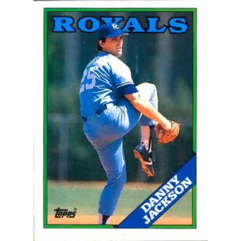 1988 Topps #324 Danny Jackson NM-MT Kansas City Royals Baseball Card - Baseball Card Single