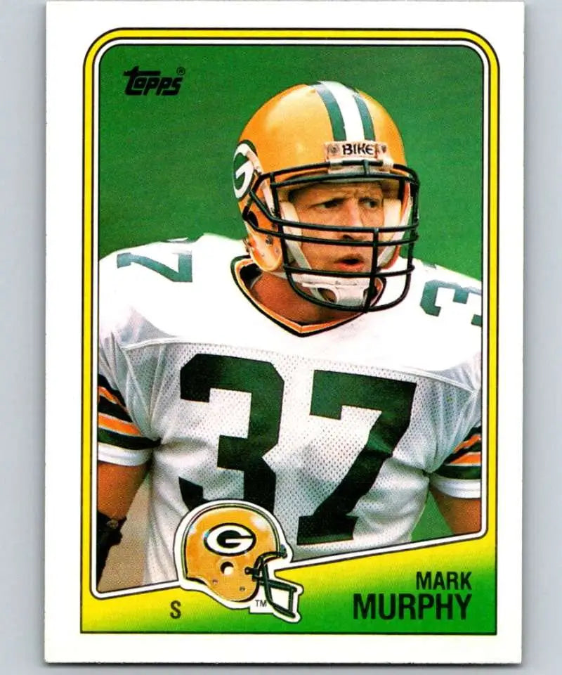 1988 Topps #324 Mark Murphy EX Excellent Green Bay Packers Football Card - Football Card Single