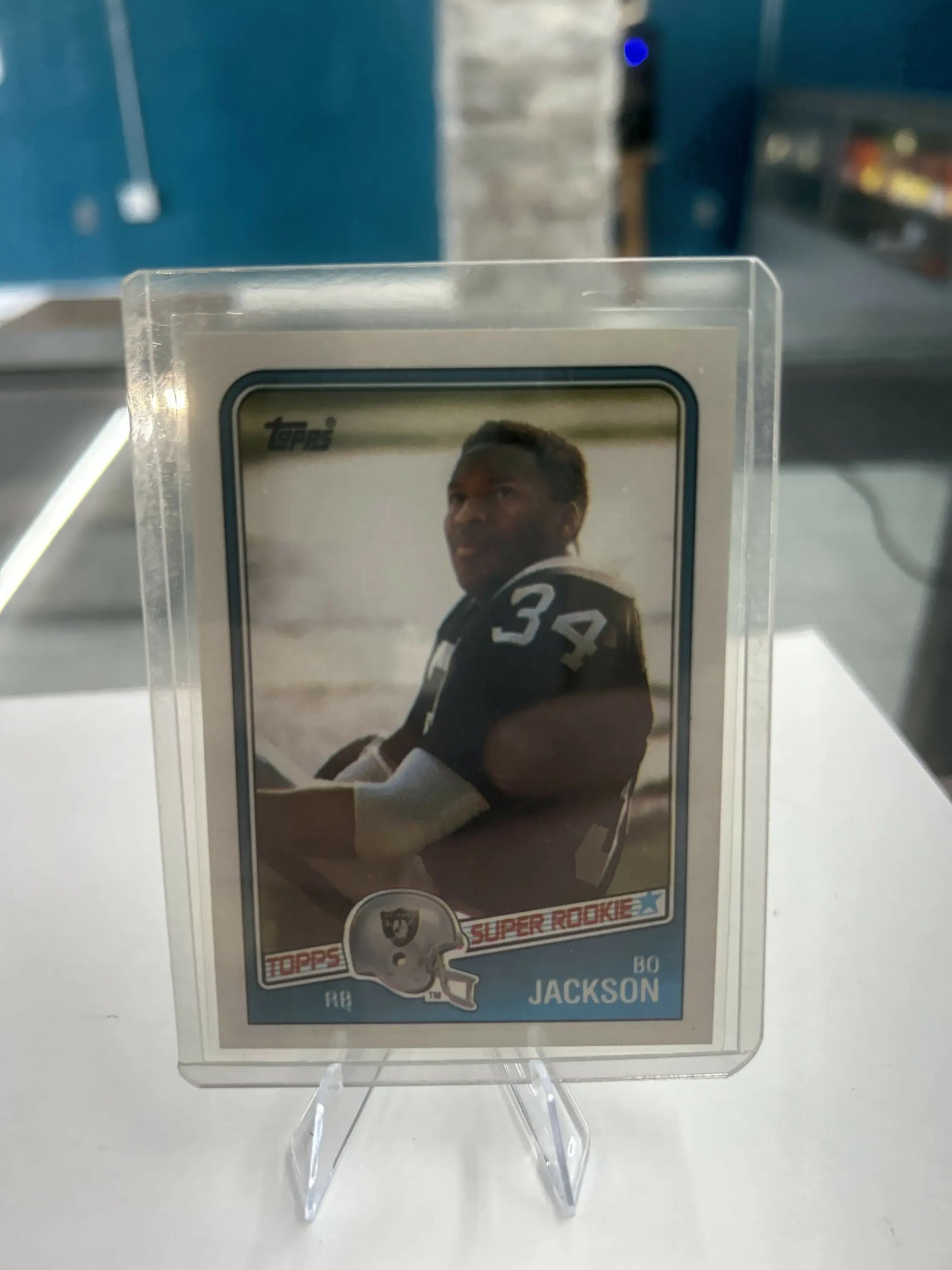 Bo Jackson football card 1988 TOPPS mint RC rookie LA Raiders memorabilia