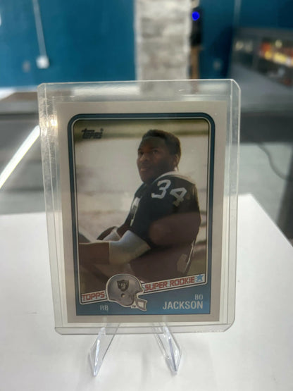 Bo Jackson football card 1988 TOPPS mint RC rookie LA Raiders memorabilia
