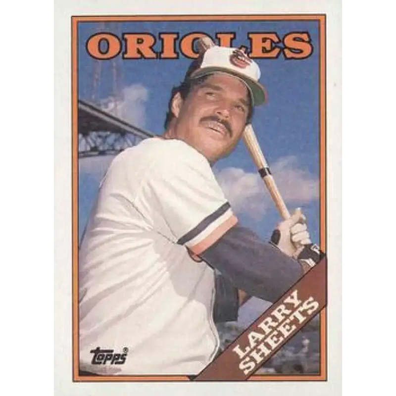 1988 Topps #327 Larry Sheets NM-MT Baltimore Orioles Baseball Card - Baseball Card Single