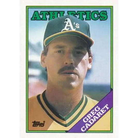 1988 Topps #328 Greg Cadaret NM-MT RC Rookie Oakland Athletics Baseball Card