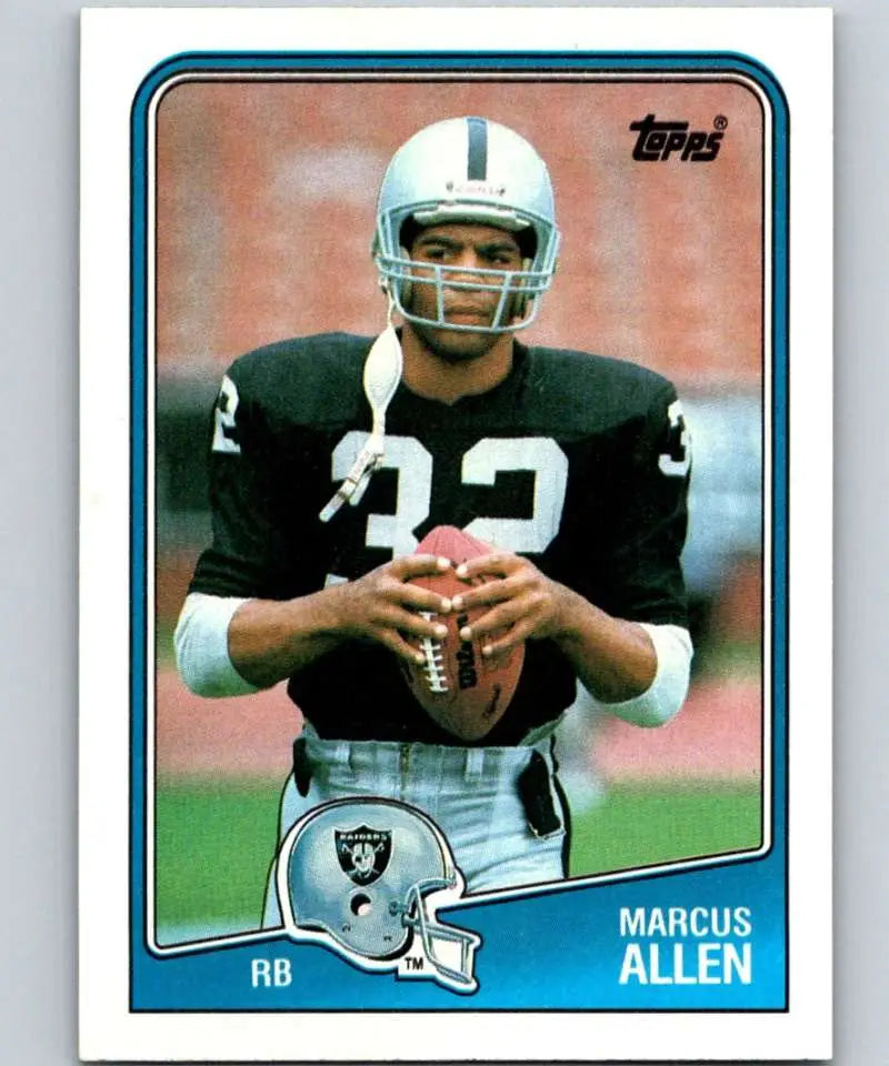 1988 Topps #328 Marcus Allen EX Excellent Los Angeles Raiders Football Card - Football Card Single