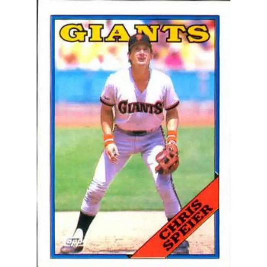 1988 Topps #329 Chris Speier NM-MT San Francisco Giants Baseball Card - Baseball Card Single