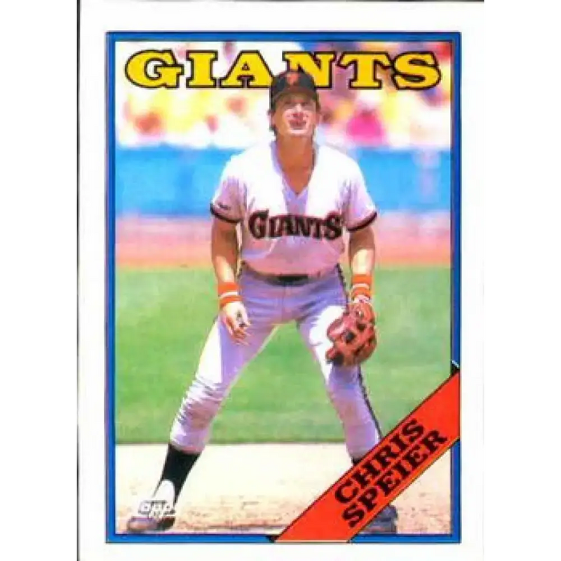 1988 Topps #329 Chris Speier NM-MT San Francisco Giants Baseball Card - Baseball Card Single