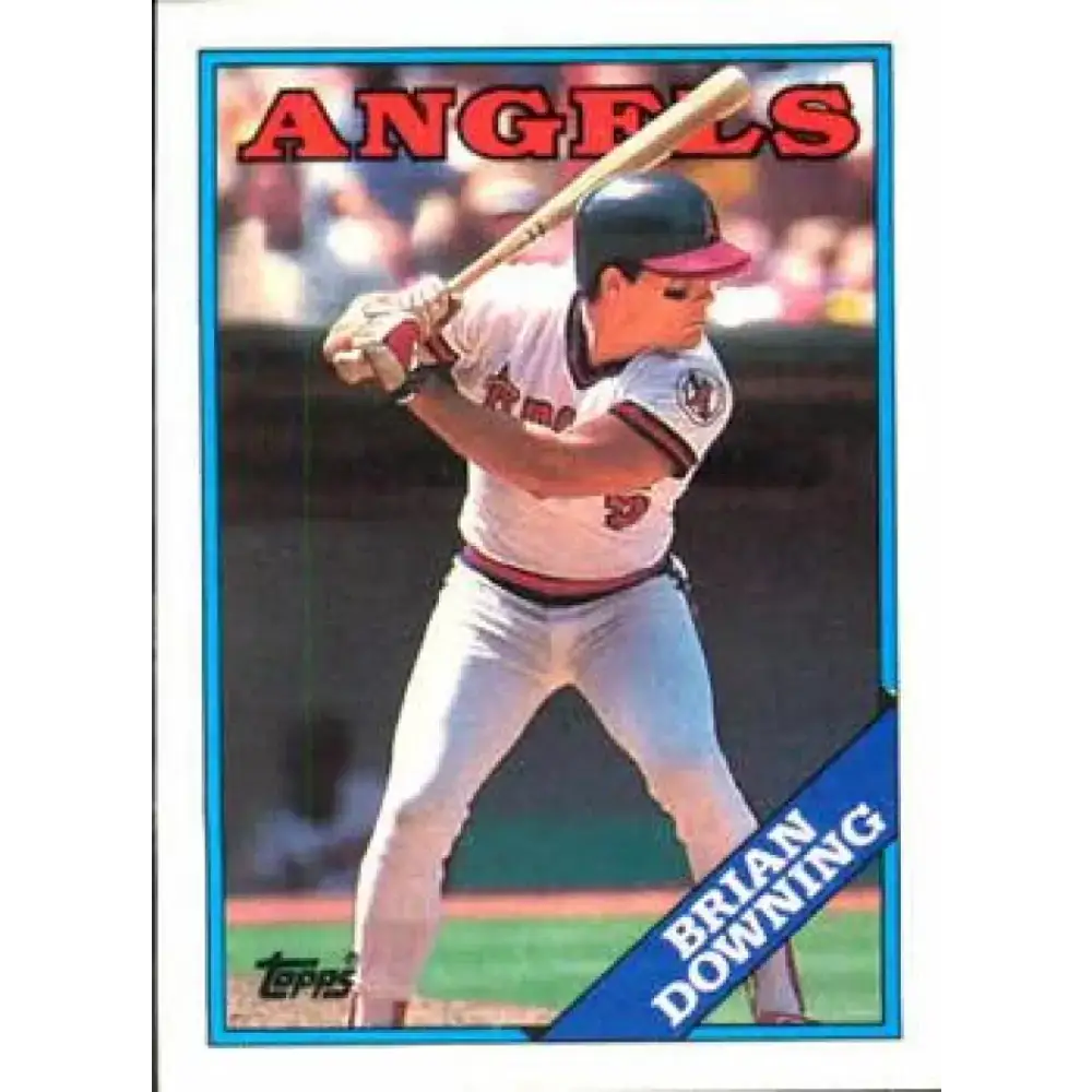 1988 Topps #331 Brian Downing NM-MT California Angels Baseball Card - Baseball Card Single