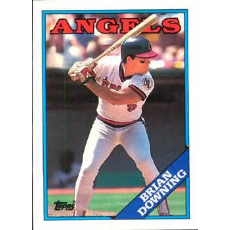 1988 Topps #331 Brian Downing NM-MT California Angels Baseball Card - Baseball Card Single