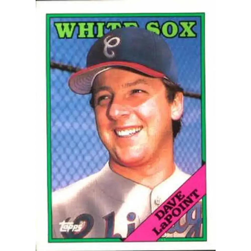 1988 Topps #334 Dave LaPoint NM-MT Chicago White Sox Baseball Card