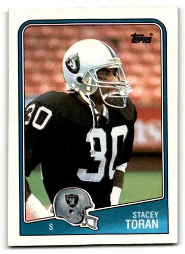 1988 Topps Stacey Toran Los Angeles Raiders football card product image