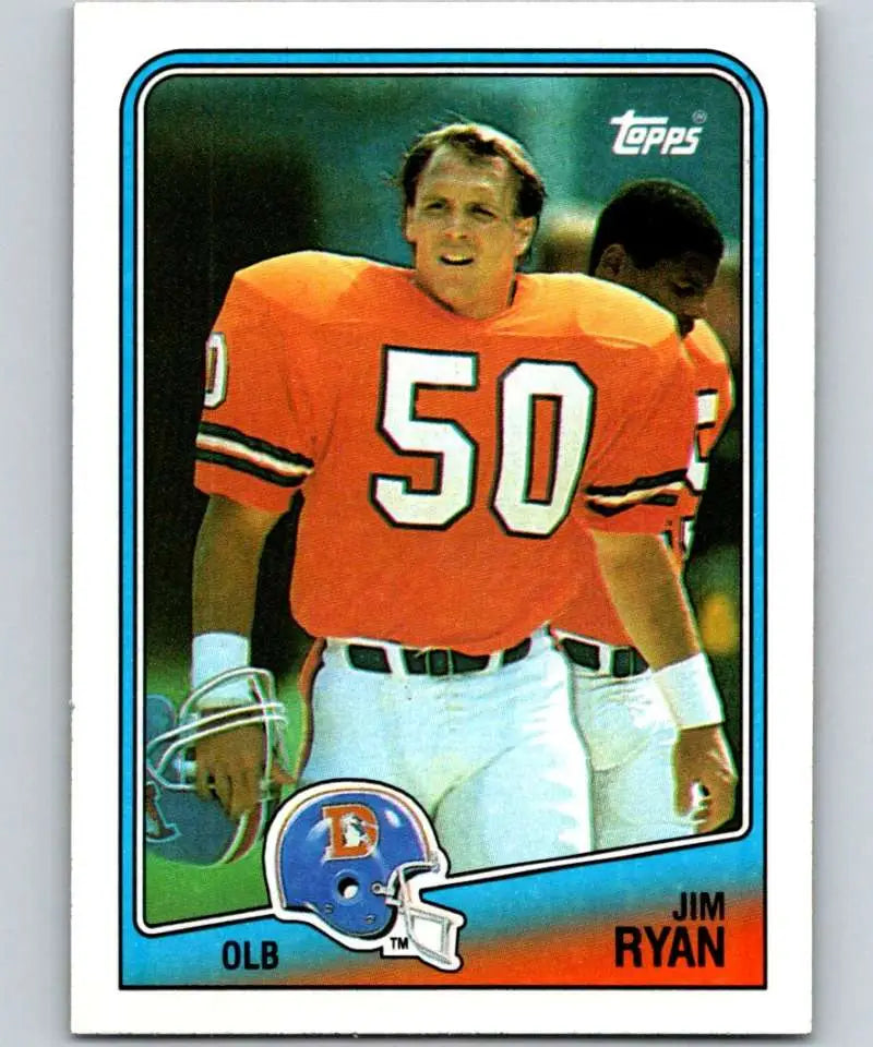 1988 Topps #34 Jim Ryan EX Excellent Denver Broncos Football Card - Football Card Single