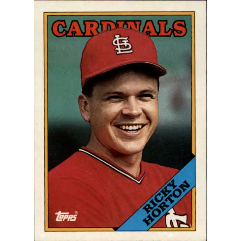 1988 Topps #34 Ricky Horton NM-MT St. Louis Cardinals Baseball Card - Baseball Card Single