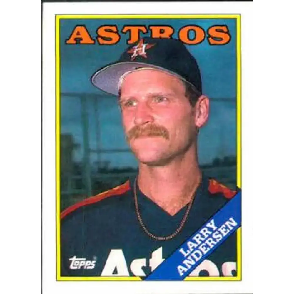 1988 Topps #342 Larry Andersen NM-MT Houston Astros Baseball Card - Baseball Card Single