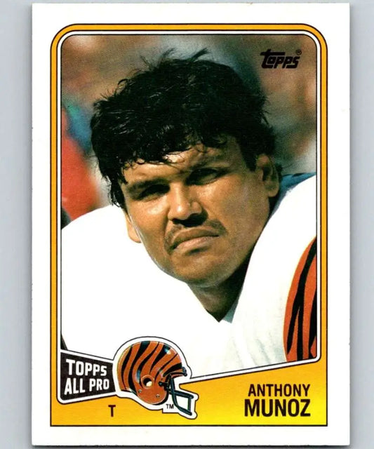 1988 Topps #345 Anthony Munoz EX Excellent Cincinnati Bengals Football Card - Football Card Single