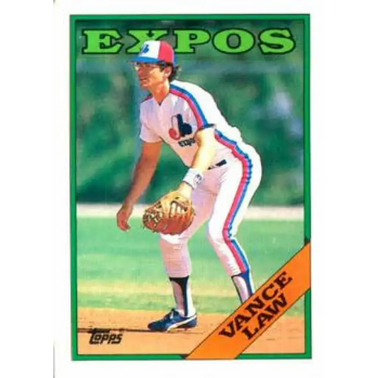 1988 Topps #346 Vance Law NM-MT Montreal Expos Baseball Card - Baseball Card Single
