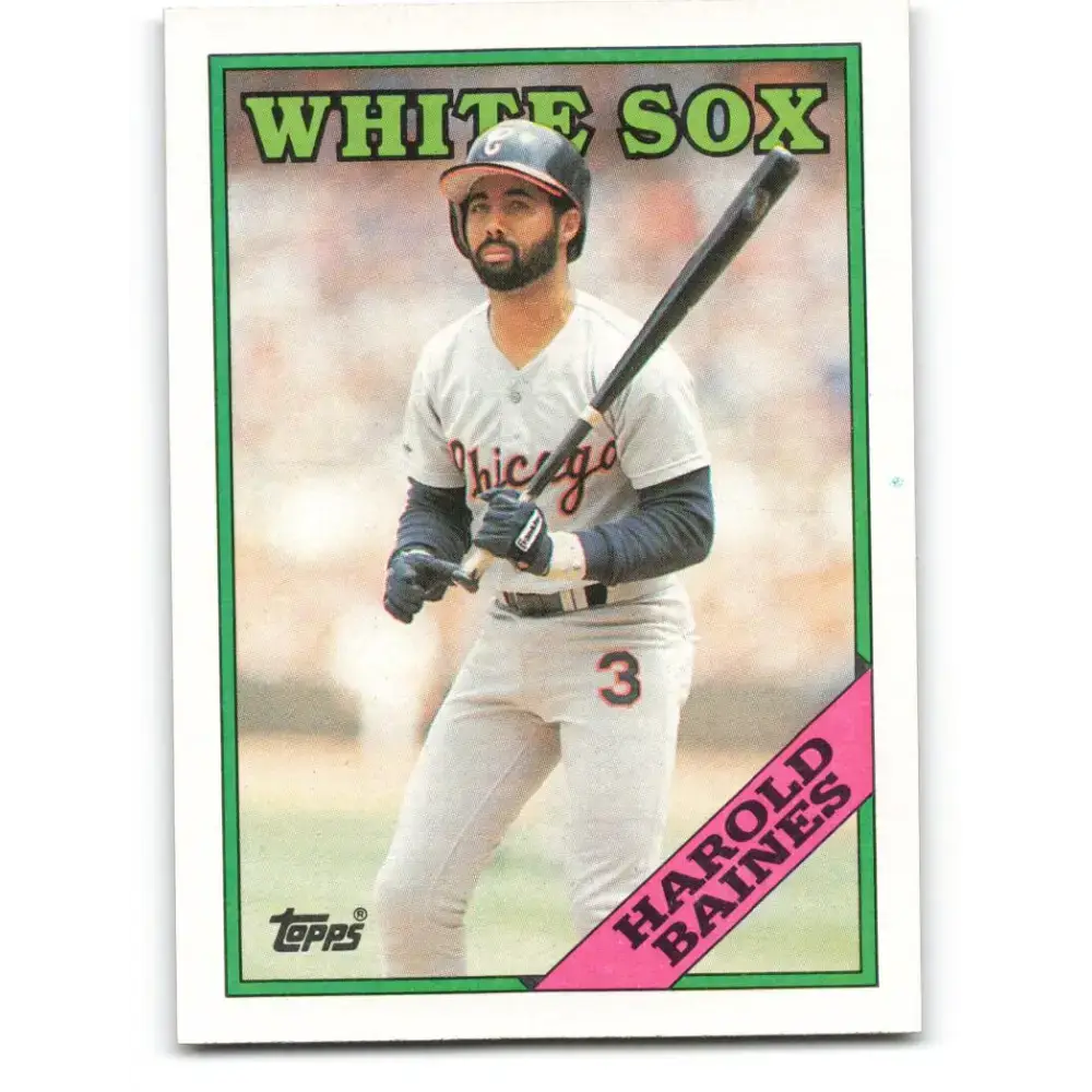 1988 Topps #35 Harold Baines NM-MT Chicago White Sox Baseball Card - Baseball Card Single