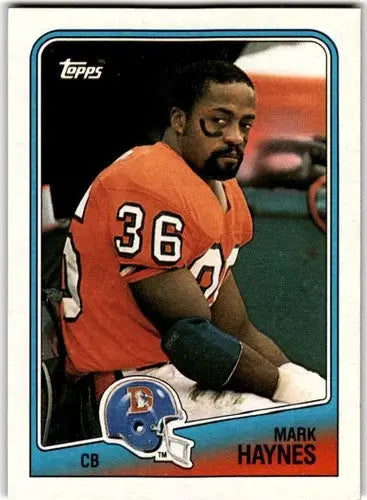 1988 Topps #35 Mark Haynes NM ID:45046 - Football Card Single