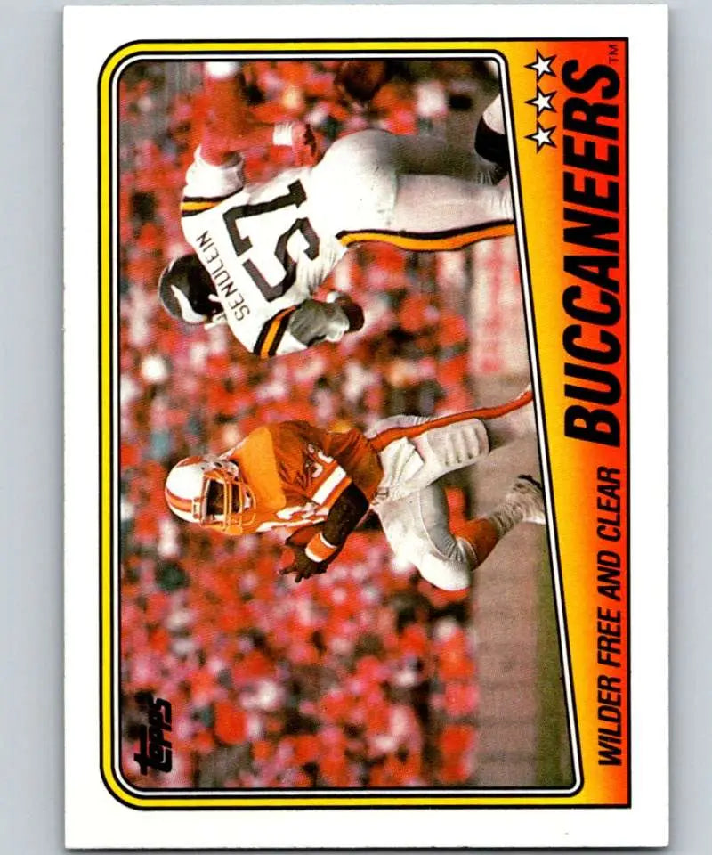 1988 Topps #350 James Wilder EX Excellent Tampa Bay Buccaneers Football Card - Football Card Single