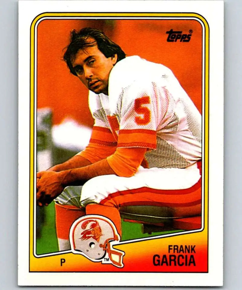 1988 Topps #351 Frank Garcia EX Excellent Tampa Bay Buccaneers Football Card - Football Card Single